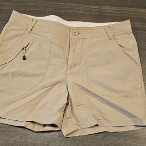The North Face Women's Beige Cargo Shorts
